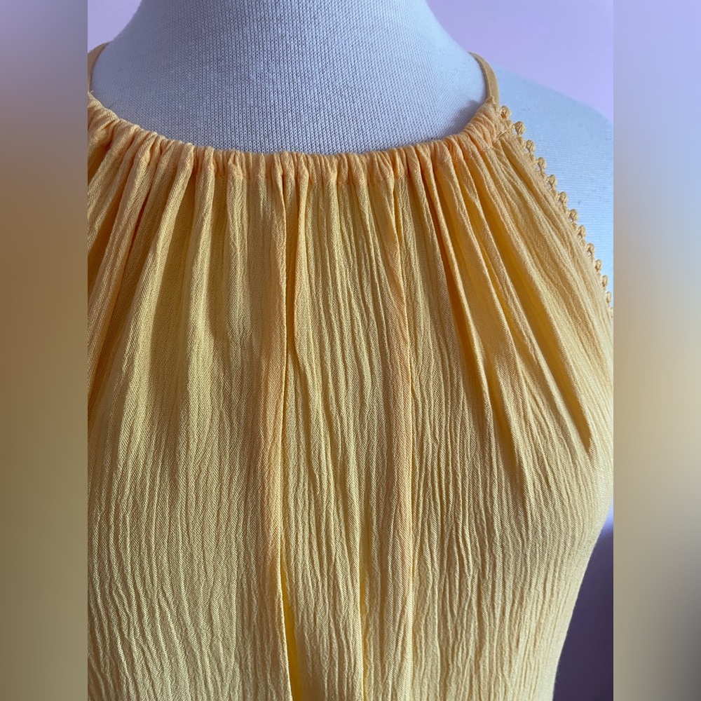 H&M Yellowy Peach Tank Top - Picture 3 of 9